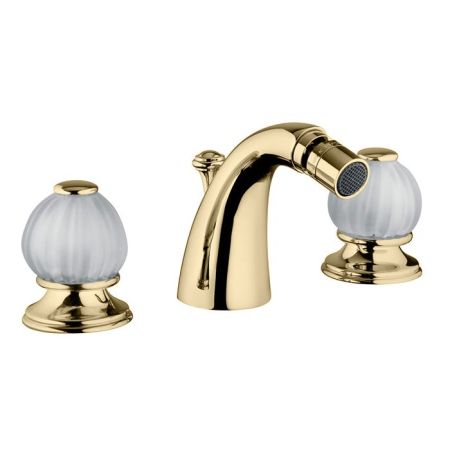 Bongio Rivoli Смеситель для биде, цвет золото/хрусталь