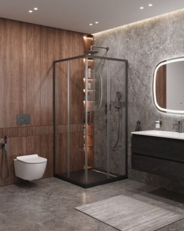 MOLVENO-A-2-90-C-BORO-IV Душевой уголок, артикул MOLVENO-A-2-90-C-BORO-IV