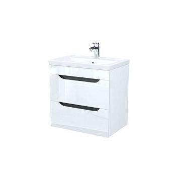 Тумба с умывальником, подвесная, 60 см, белый, Ray, IDDIS, RAY60W0i95K