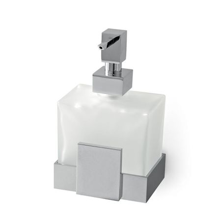 OASIS SQUARE Дозатор для жидкого мыла, настенный, цвет хром, артикул 0SQR01901600011CR