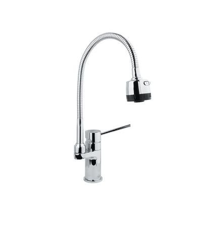 Смеситель для кухни с гибким изливом Timo Saona 2308F chrome, артикул 2308F chrome