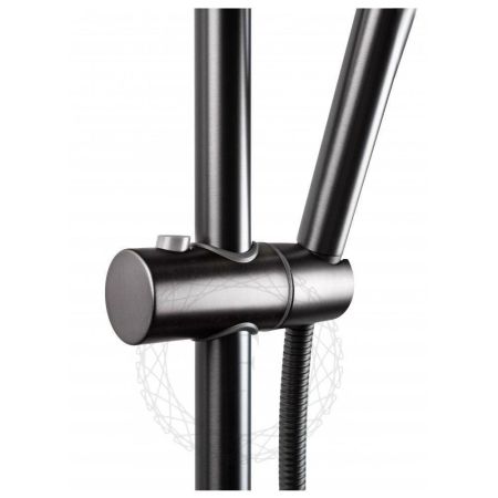 Душевая система FILARETE Roun FL2020BG, графит
