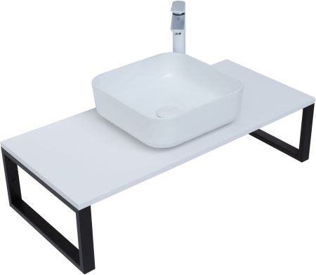 Комплект кронштейнов Aquanet Магнум черный матовый, артикул 00320677