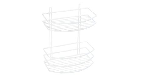 Полка Fixsen овальная двухтажная белая (FX-720W-2), артикул FX-720W-2
