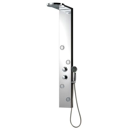 Душевая панель Black&White Stellar Wind W58 с гидромассажем Серебристый хром, артикул 5800000