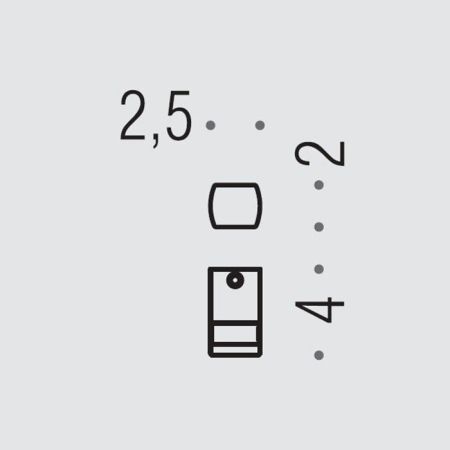 Colombo Lulu Крючок, цвет: PVD нержавеющая сталь, артикул BLC57.HPS1