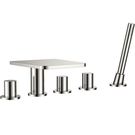 Смеситель на борт ванны Cezares Cascado F-BVD5-01 Хром