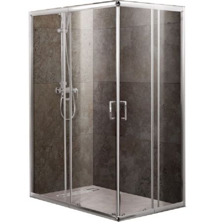 Душевой уголок BelBagno Unique A-2 90х90 профиль Хром стекло прозрачное Душевой уголок BelBagno Unique A-2 90х90 профиль Хром стекло прозрачное