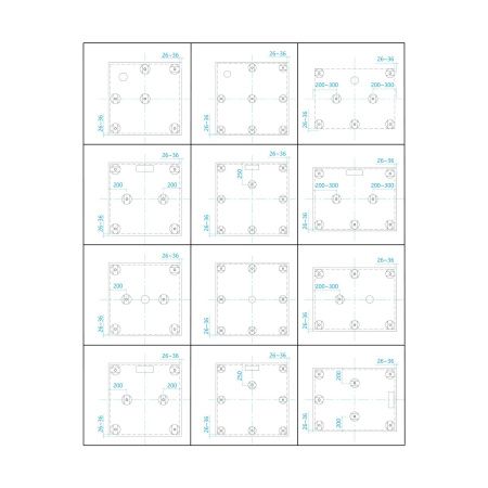 Ножки для поддона RGW N-01 (08) Ножки для поддона RGW N-01 (08)
