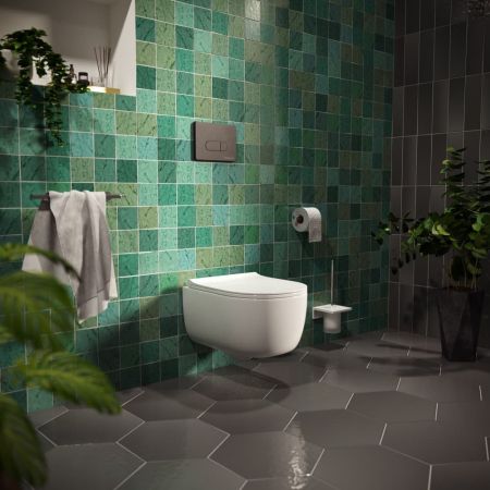 Кнопка BERGES для инсталляции NOVUM D5, артикул 040035