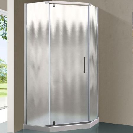 Душевые уголки Vincea Душевой уголок Stresa VSP-1S100CH, 1000*1000, хром, стекло шиншилла ,, артикул VSP-1S100CH