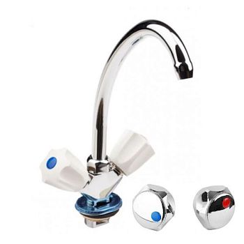 Смеситель для кухни Сантаком 120117с, хром