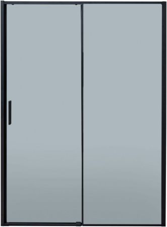 Душевая дверь Aquanet Pleasure Evo 140 AE65-N140-BT профиль черный, прозрачное стекло, артикул AE65-N140-BT