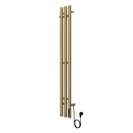 Полотенцесушитель электрический Terminus Стойка TRES круг 120, золото арт, артикул 4670078571946