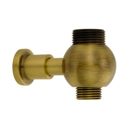 RICAMBI Штуцер проходной для душевой колонны, 1/2"x3/4" ,бронза, артикул 19827