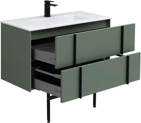 Тумба под раковину Allen Brau Reality 90 1.32006.CGM олива матовый, артикул 1.32006.CGM