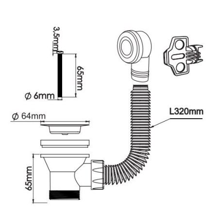 Раковина Paola Torino 600 (Paola Torino 600), артикул Paola Torino 600