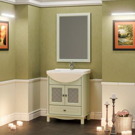 Зеркало Омега 55 Opadiris Фисташковый