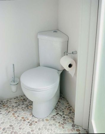 Угловой унитаз Arkitekt с сиденьем микролифт, артикул 9754B003-7201