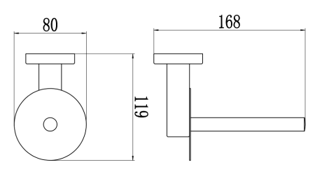 Держатель для туалетной бумаги Savol S-005652-1, сатин, артикул S-005652-1