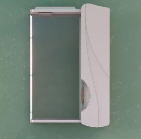 Зеркало со шкафом Raval Folle 50 с подсветкой R Белый