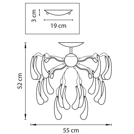 Люстра потолочная Manica Lightstar 794094, артикул 794094