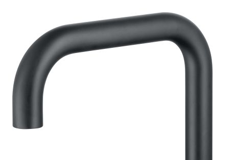 Смеситель для кухни AQUATEK (квадратный излив), матовый черный AQ1083MB, артикул AQ1083MB