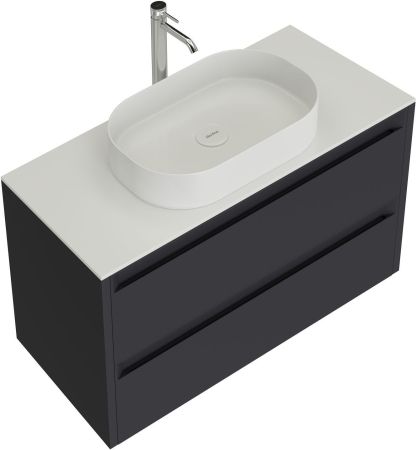 Тумба под раковину Allen Brau Fantasy 100 1.11003.AM 2.0 антрацит матовый, артикул 1.11003.AM 2.0