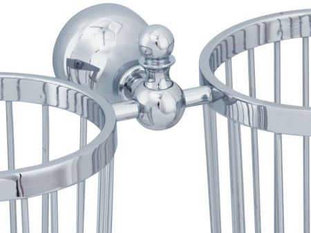 Держатель освежителя воздуха Veragio Gialetta VR.GIL-6454.CR двойной Хром, артикул VR.GIL-6454.CR