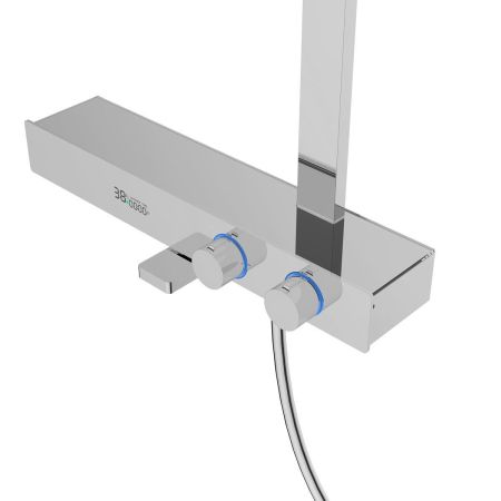 душевые стойки Vincea Душевая стойка Inspire VSFS-3I13TCH термостатическая с изливом, хром,, артикул VSFS-3I13TCH