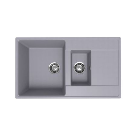 Кухонная мойка Ulgran Quartz Prima 860 1,5K-05, бетон, артикул Prima 860 1,5K-05