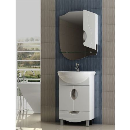 Зеркало со шкафом Vigo Callao 55 Белое