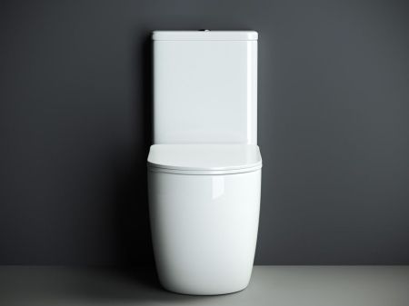 Напольная пристенная чаша унитаза MIA Rimless, артикул CN1801-B