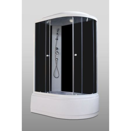 Душевая кабина Parly Classic Эконом EC122L 120х215 профиль Белый стекло тонированное, артикул 7378