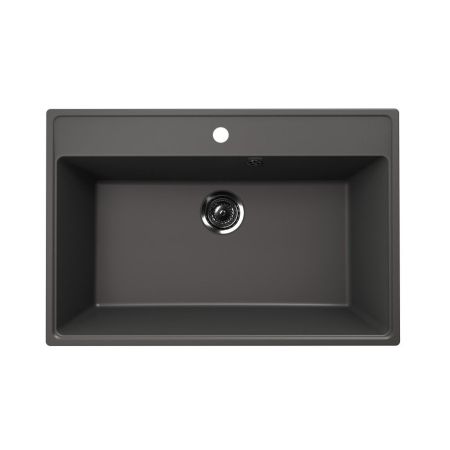 Кухонная мойка Ulgran Quartz Forte 760-09, мокрый асфальт, артикул Forte 760-09