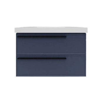 Тумба под раковину подвесная La Fenice Elba TWIN FNC-01-ELB-BG-80-2, синяя