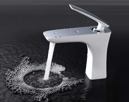 Смеситель для раковины Timo Helmi 4061/00-16F Хром Белый