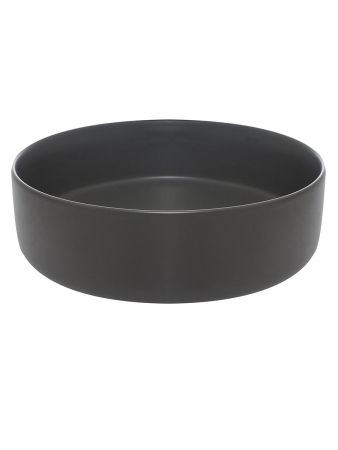 AQM5012 Раковина накладная круглая, цвет темно-серый матовый. 355x355x120, артикул AQM5012MDG