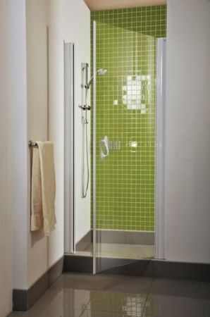 Душевая дверь в нишу Ravak Elegance ESD1-100 100x185 0EPA0A00Z1 профиль Хром стекло прозрачное