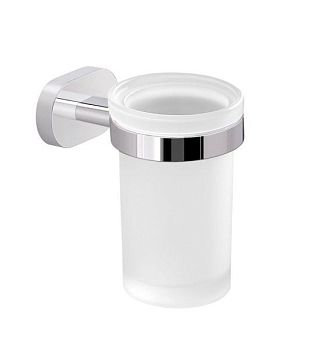 Gedy Bernina, настенный стеклянный стакан, цвет хром