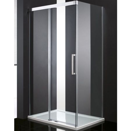 Душевой уголок Cezares Premier-Soft AH-1 150x80 IV профиль Хром стекло прозрачное, артикул PREMIER-SOFT-W-AH-1-150/80-C-Cr-IV