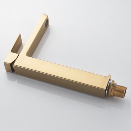 Смеситель для раковины высокий Rose R1811G-1, золотой сатин, артикул R1811G-1