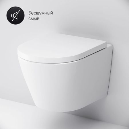 C741701SC Sense подвесной унитаз FlashClean с сиденьем микролифт