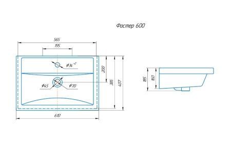 Тумба "Техас 60", Фостер 60