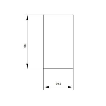 Bongio Hotelerie Стакан настольный, 100х55 мм, цвет SB Fragola, артикул 30022SB00