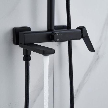 Душевая система Raffine F3699H, черный