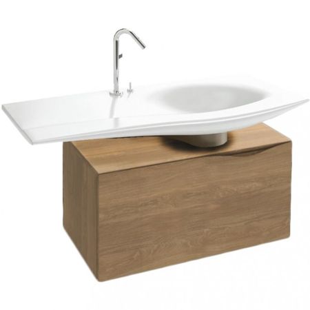 Тумба под раковину JACOB DELAFON STILLNESS 81,1 EB2002-P6 (подвесная, дуб) ССП, шт, артикул EB2002-P6