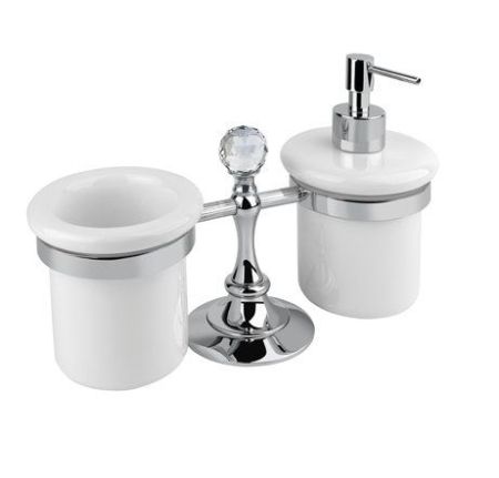 Стакан и диспенсер настольные CEZARES OLIMP-TDT