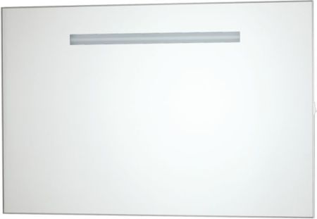 Stil Haus, прямоугольное зеркало 90х70 со светодиодной подсветкой с профилем, хром, артикул 843