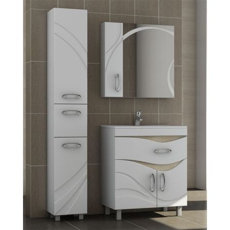 Зеркальный шкаф Vigo Mirella 70 Белый, артикул 36-700